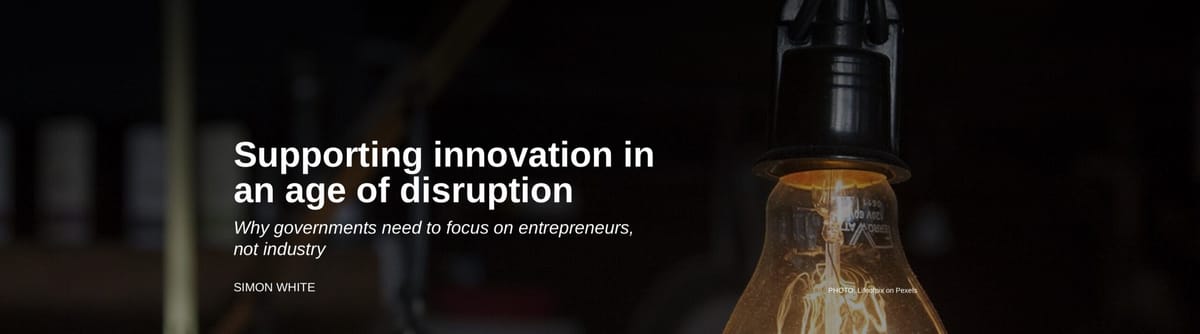 Supporting innovation in an age of disruption