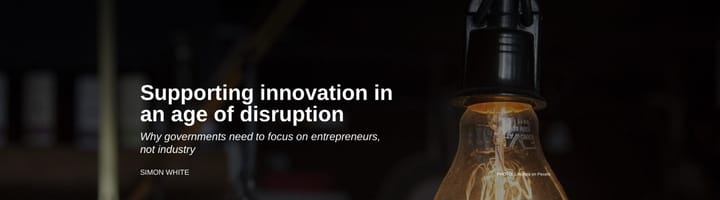 Supporting innovation in an age of disruption